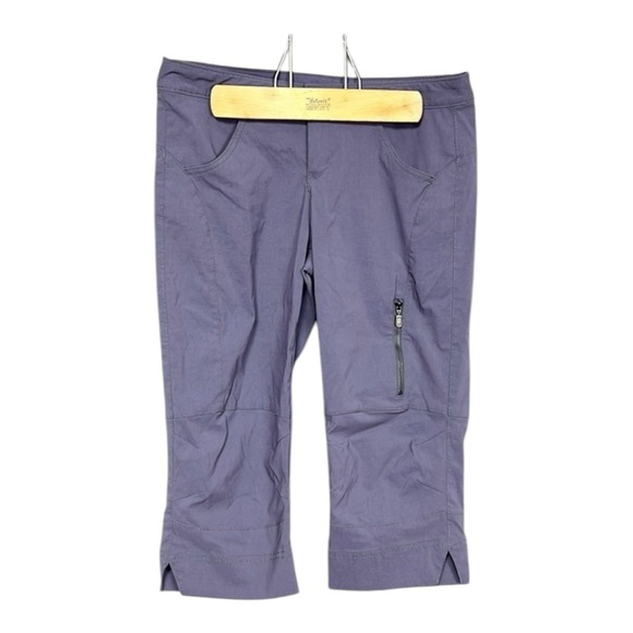 Athleta Nylon Purple Athletic Capri Pants Size 2 - Picture 1 of 10